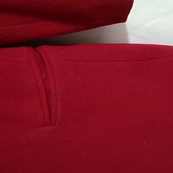 Ashley Scott Women's Size Large Red Wool Blend Coat Hello Fall and Winter! - Picture 3 of 9